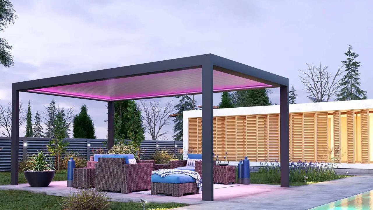 Atlas Louvered Patio Shade